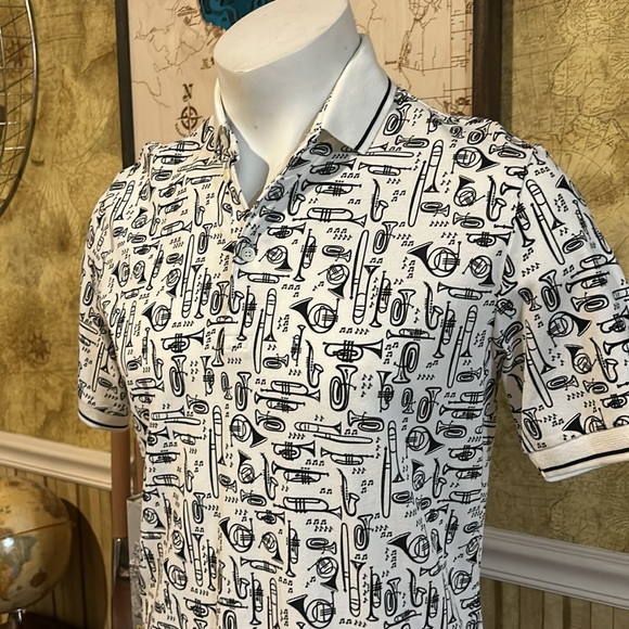 Dolce & Gabbana Men’s Polo Trumpet design  size IT 48/US S/M - Picture 3 of 13